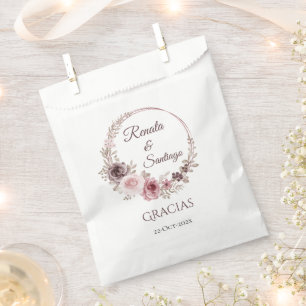 Sachets En Papier Boho Wedding Favor Sac