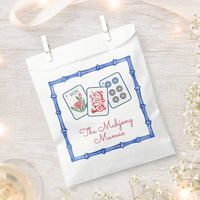 Sachets En Papier Boîtier d'aquarelle Mahjong (Coupé)