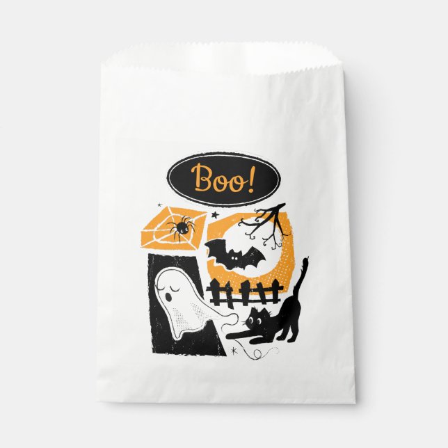 Sachets En Papier Bolsa De Papel Beware of the cat! (Devant)