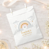 Bolsa De Papel Moderne Arc-en-ciel Couleurs neutre