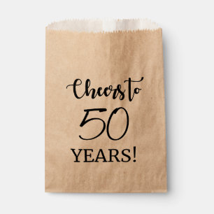 Sachets En Papier Bonjour à 50 ans !