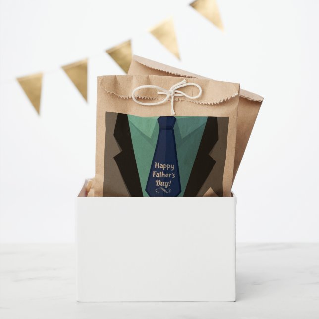 Sachets En Papier Bonne Fête des pères (Fête)