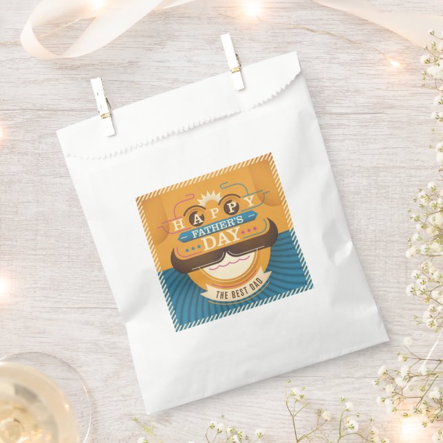 Sachets En Papier Bonne Fête des pères (Coupé)