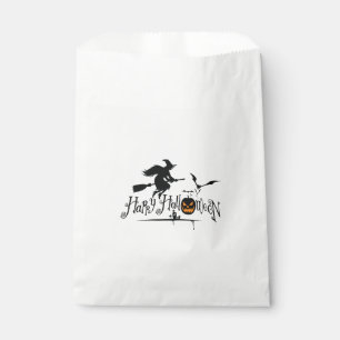 Sachets En Papier Bonne Sorcière Halloween Et chauves-souris