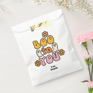 Sachets En Papier Boo to You Retro Halloween