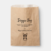 Boston Terrier Doggie Sac pour Mariage, Favoriser