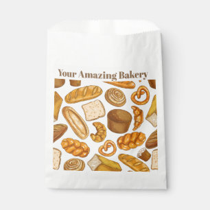 Sachets En Papier Boulangerie et magasin de pain personnalisé Ajout