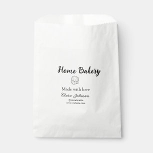 Sachets En Papier boulangerie maison ajoutez votre texte nom personn