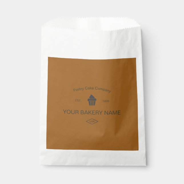Sachets En Papier boulangerie/pâtisserie (Devant)