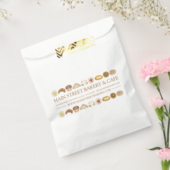 Sachets En Papier Boulangerie Pâtisserie Viennoiseries Pâtisseries (Scellé)