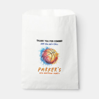 Sachets En Papier Boys Basketball Anniversaire Favoriser le sac