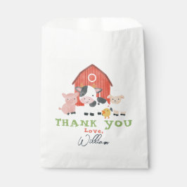 Sachets En Papier Boys Farm Animal Barnyard Cute Birthday