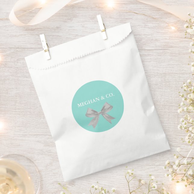 Sachets En Papier BRIDE A Touch Silver Baby Birthday ShowParty (Coupé)
