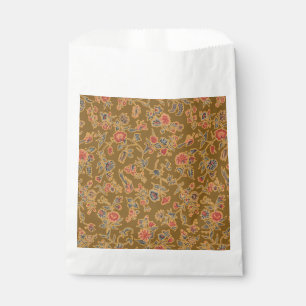 Sachets En Papier Brocard floral chiné vintage du 18e siècle