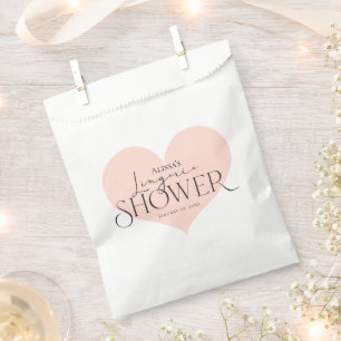 Sachets En Papier Broche élégante moderne Coeur blanc Lingerie Douch