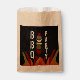 Sachets En Papier Brochettes de viande BBQ Cook Out Party