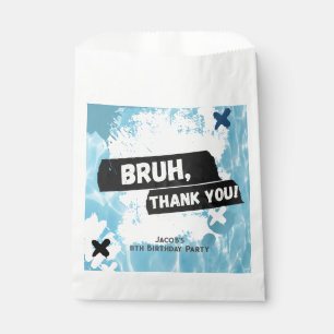 Sachets En Papier Bruh Boy Summer Pool Party Anniversaire Merci