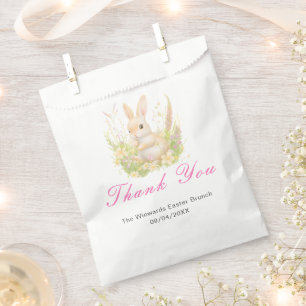 Sachets En Papier Brunch de Pâques Lapin de Printemps