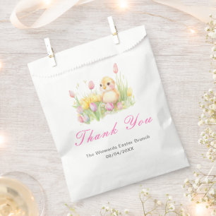 Sachets En Papier Brunch de Pâques poussin printanier
