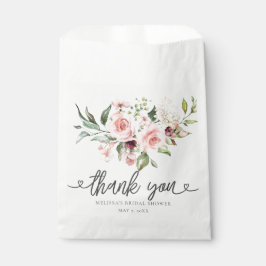 Sachets En Papier Brunch floral et Fête des mariées bulle