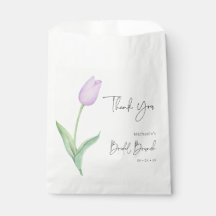 Brunch nuptial moderne violet Tulip solo