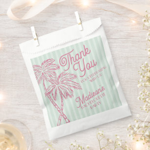 Sachets En Papier Cadeau de fête de plage pastel de la source de la