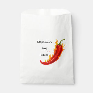 Sachets En Papier Cadeaux de sauce piquante personnalisés