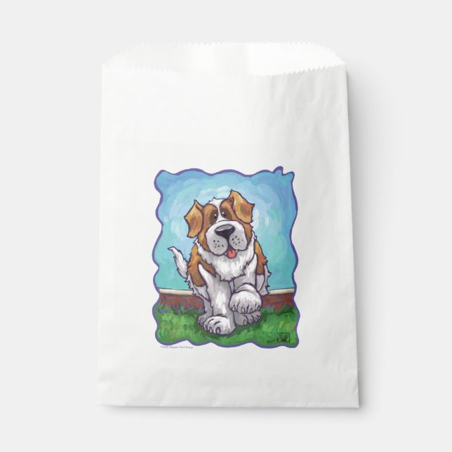 Sachets En Papier Cadeaux et accessoires St. Bernard (Devant)