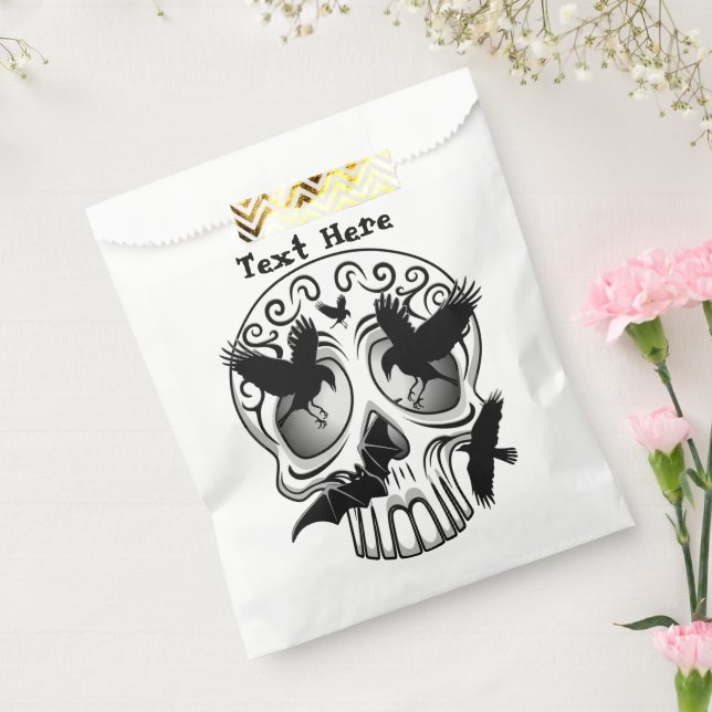 Sachets En Papier Calaveras décoratives Halloween (Scellé)