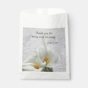 Sachets En Papier Calla ment sur arrière - plan texturé