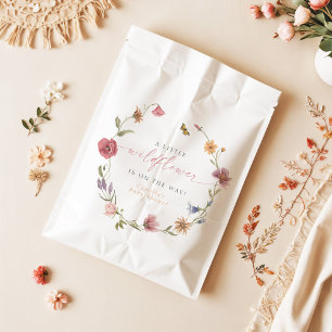 Sachets En Papier CAMILLA Papillon Fleur sauvage Baby shower fille