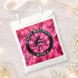 Sachets En Papier Camo Pink Piste et Piste