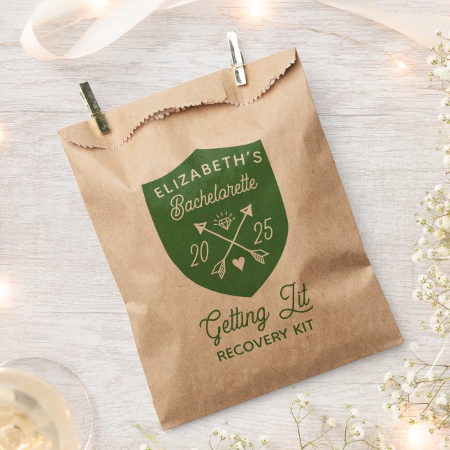 Sachets En Papier Camp Bachelorette Obtenir Lit Kit de survie (Coupé)