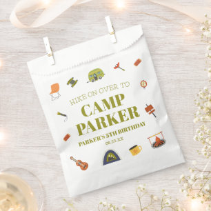 Sachets En Papier Camping Camper Fête d'anniversaire