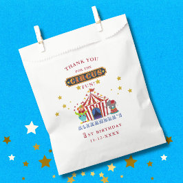 Sachets En Papier Carnaval Big Top Come All Circus 1er Anniversaire