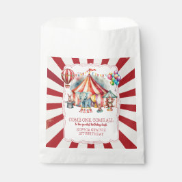 Sachets En Papier Carnaval Budget Cirque Spectacle & Animaux Anniver
