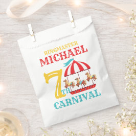 Sachets En Papier Carousel Cirque Carnaval Fête Anniversaire Favoris