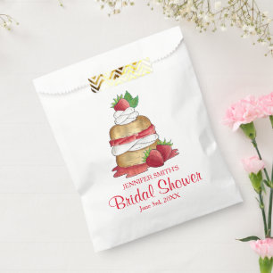 Sachets En Papier Câteau de pâtisserie aux fraises Dessert Fraises