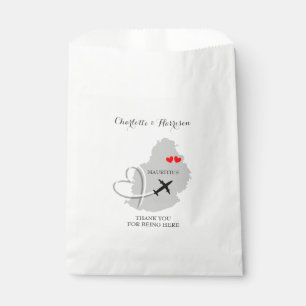 Sachets En Papier Célébration des Mariages de Maurice
