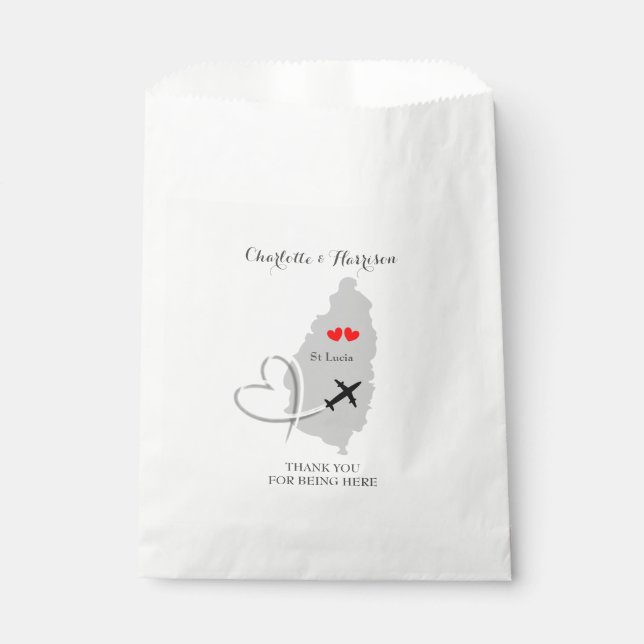 Sachets En Papier Célébration des Mariages de Sainte-Lucie (Devant)