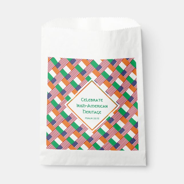 Sachets En Papier CÉLÉBRER LE PATRIMOINE IRLANDAIS-AMÉRICAIN Personn (Devant)