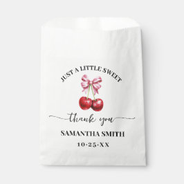Sachets En Papier Cerise rose Coquette Baby shower