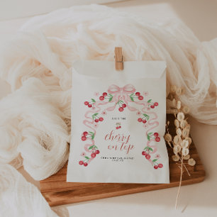Sachets En Papier Cerise sur le Gâteau Enterrement de Vie de Jeune
