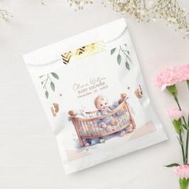 Sachets En Papier C'est un baby shower Boy Boho Bassinet