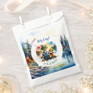 Sachets En Papier C'est un garçon ! Baby shower