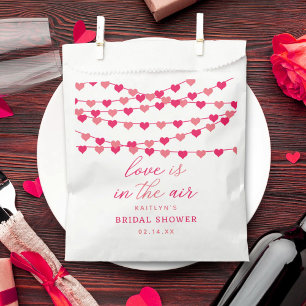 Sachets En Papier Chaîne pendante Fête des mariées de coeur d'amour
