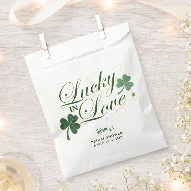 Sachets En Papier Chanceux en amour Saint-Patrick moderne enterremen (Coupé)