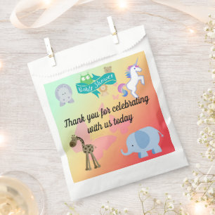 Sachets En Papier Charmante Merci Des Amis Animaux Pour Célébrer