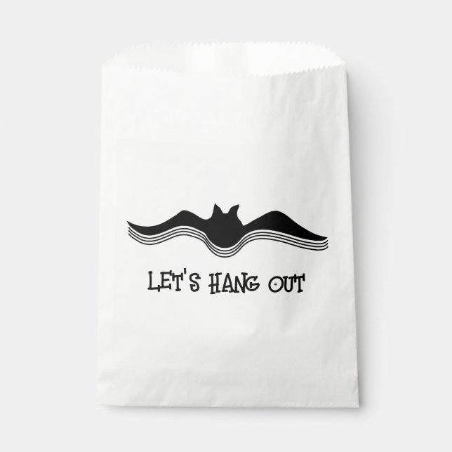 Sachets En Papier Chat d'Halloween, Allons-y (Devant)