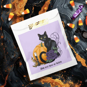 Sachets En Papier Chat noir violet Rose Citrouille Halloween